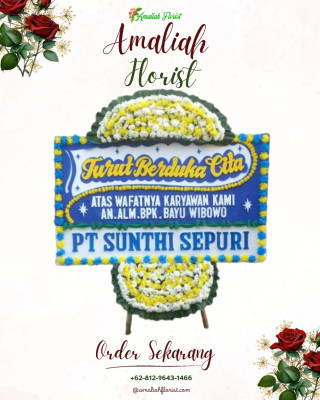 Papan Bunga Duka di Randusari